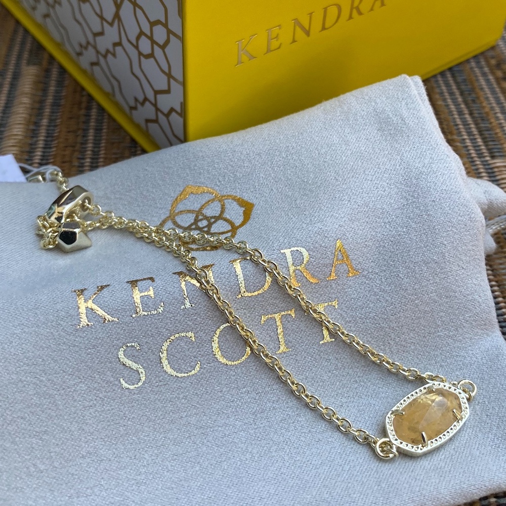 NWT Kendra Scott Elaina Adjustable Chain Bracelet